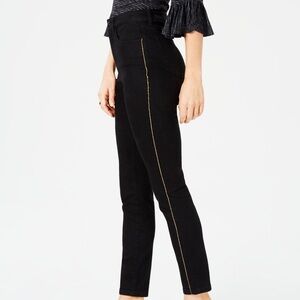 Black Chain-link Skinny Jeans Good Condition